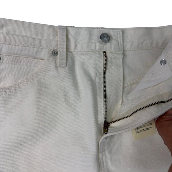 Levi’s Premium White Denim Midi Skirt W27 (Women’s 4) High Rise NWT - Picture 8 of 16
